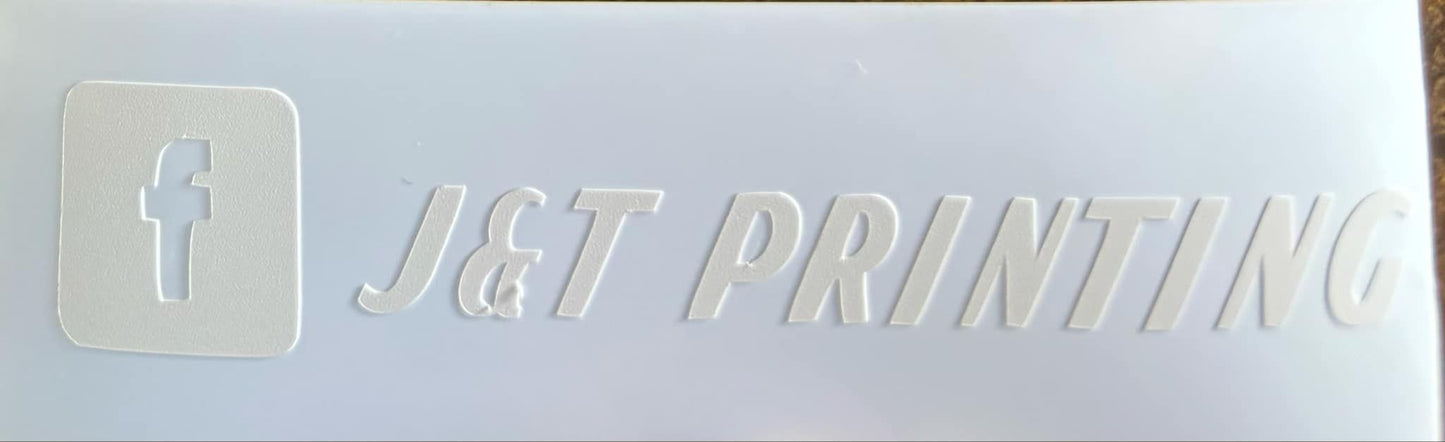 J&T Printing vinyl Car Sticker