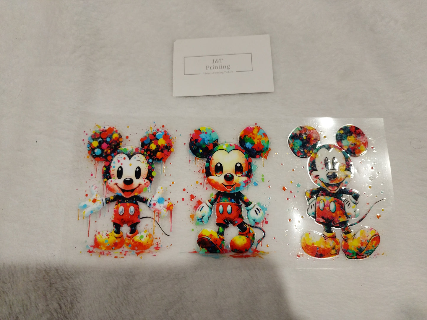 16oz holographic Mickey mouse