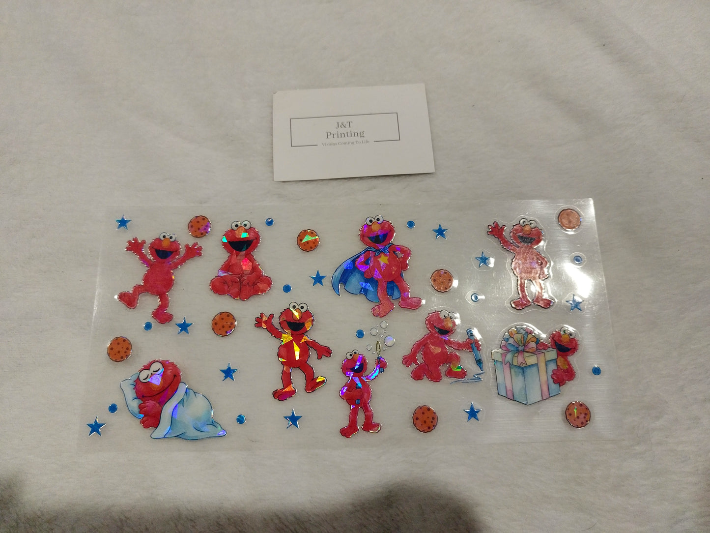 16oz holographic elmo