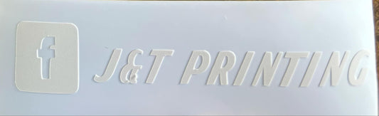 J&T Printing vinyl Car Sticker