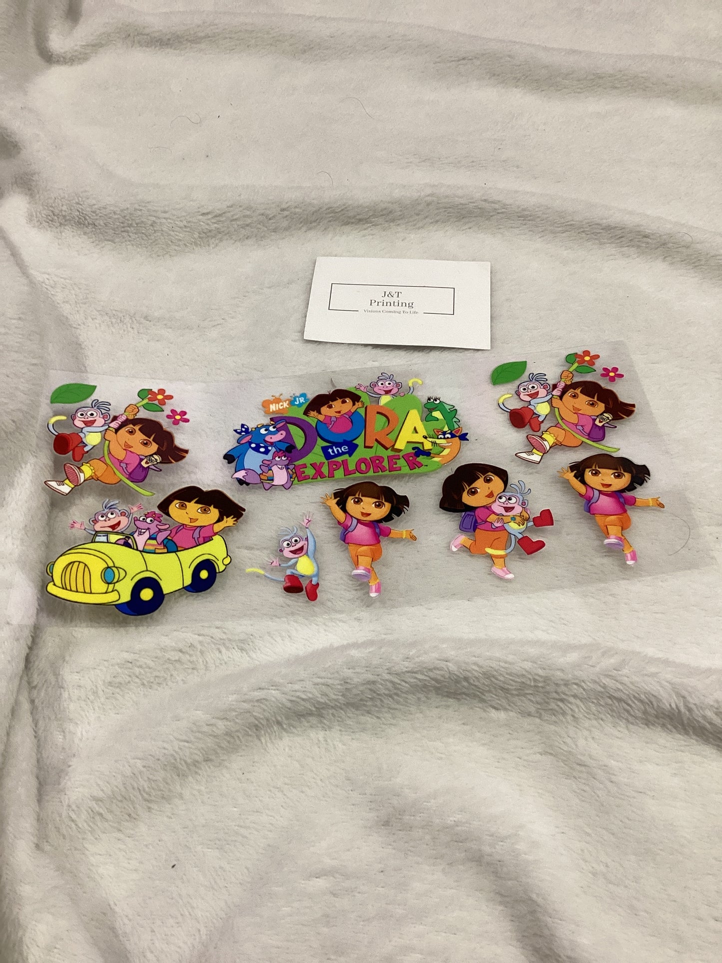 16oz Dora the Explorer uv dtf cup wrap