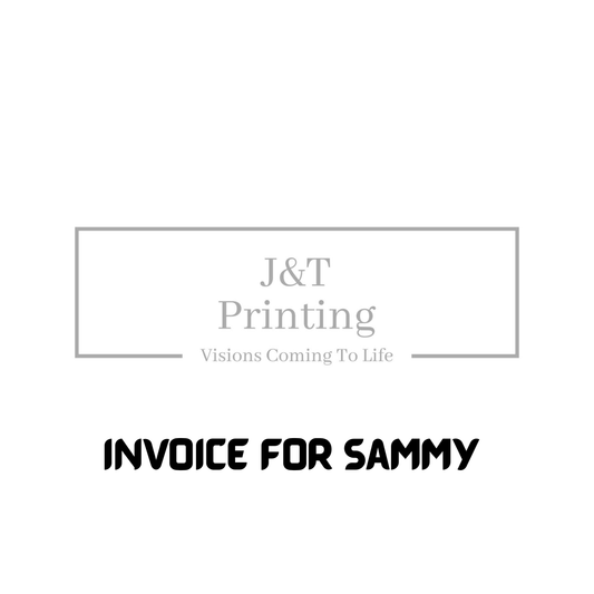 Invoice For Sammy