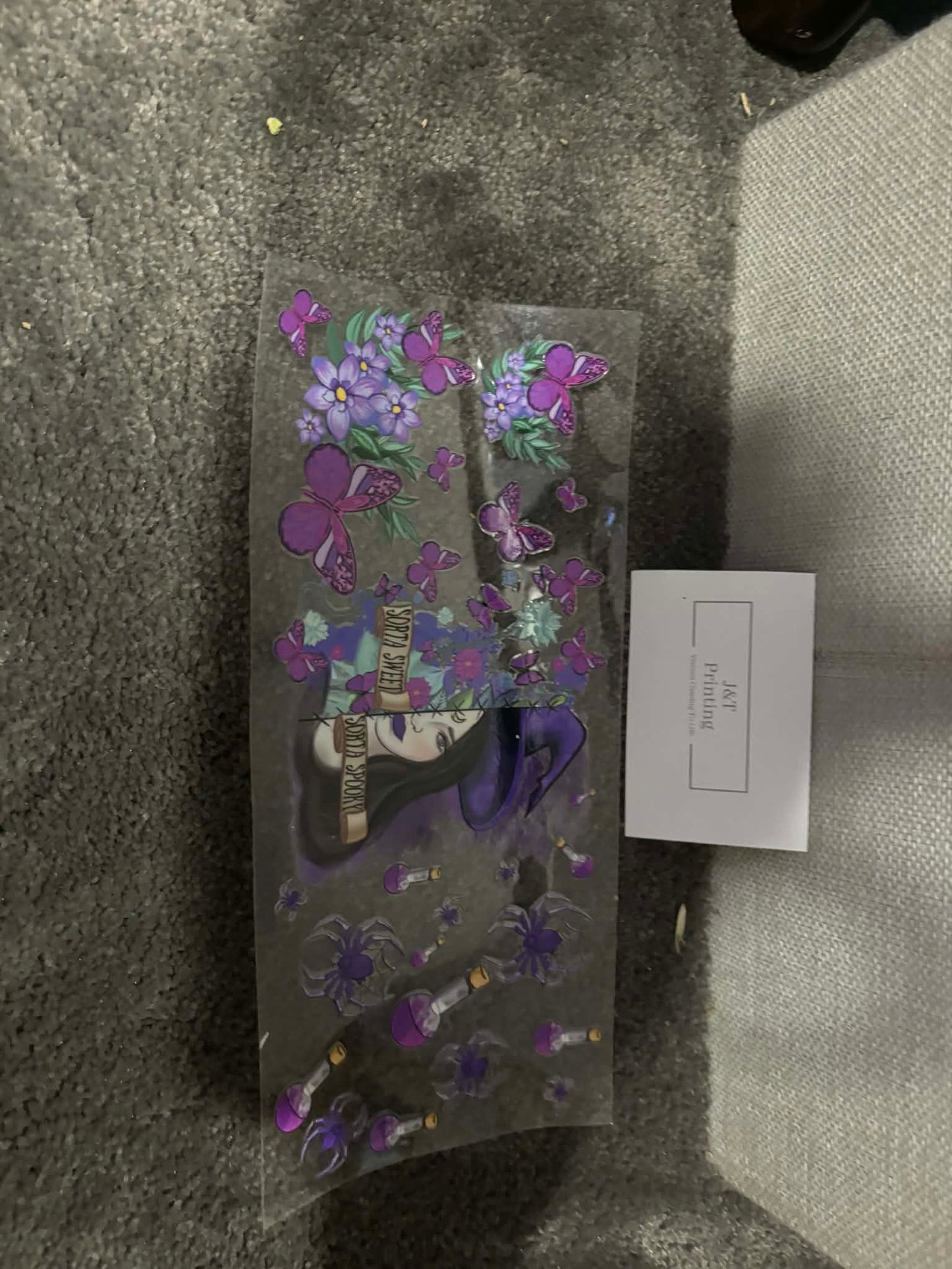 16oz sorta sweet sorta spooky cup wrap