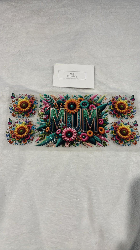 16oz sunflower mum