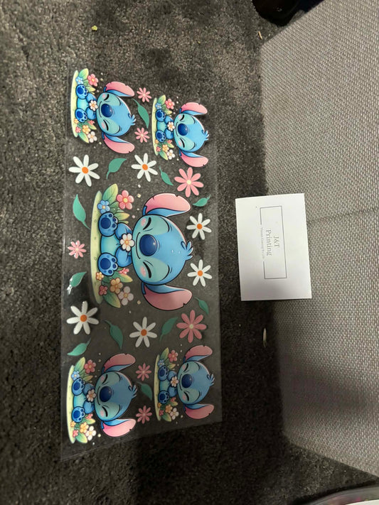 16oz peaceful stitch UV dtf cup wrap