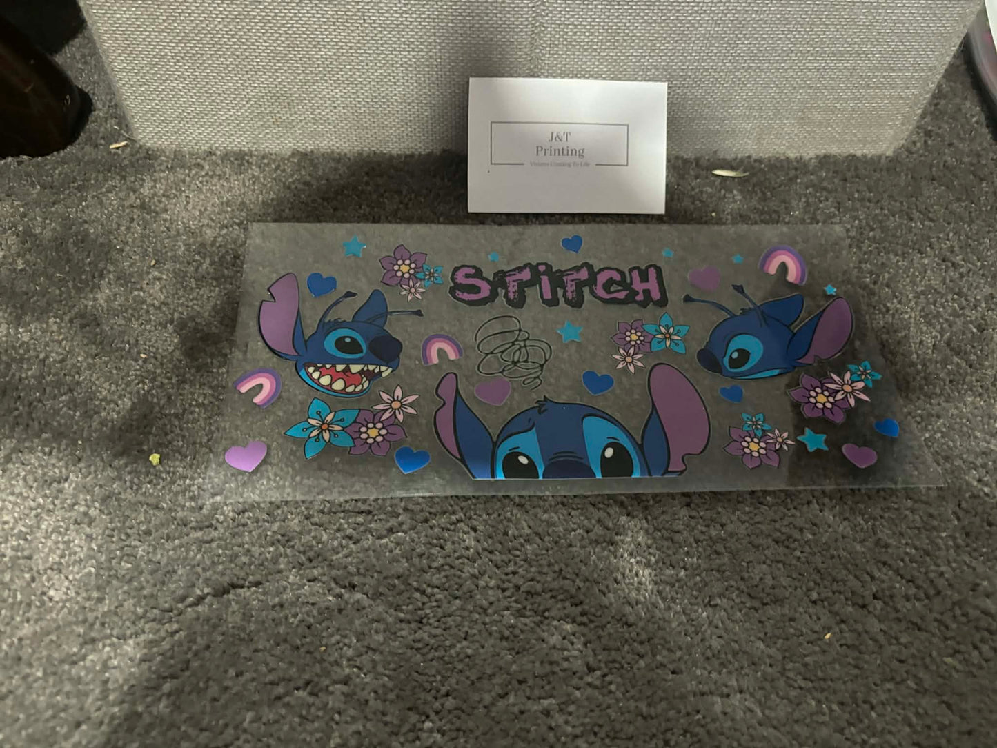 16oz stitch personality UV dtf cup wrap