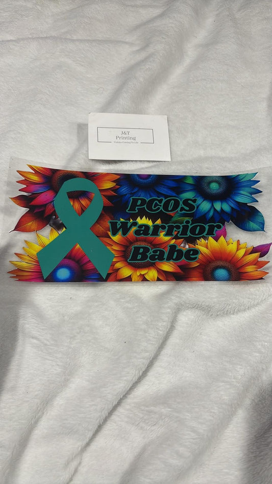 16oz PCOS warrior babe