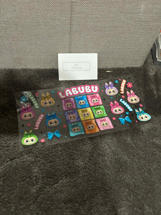 16oz labubu #1 cup wrap
