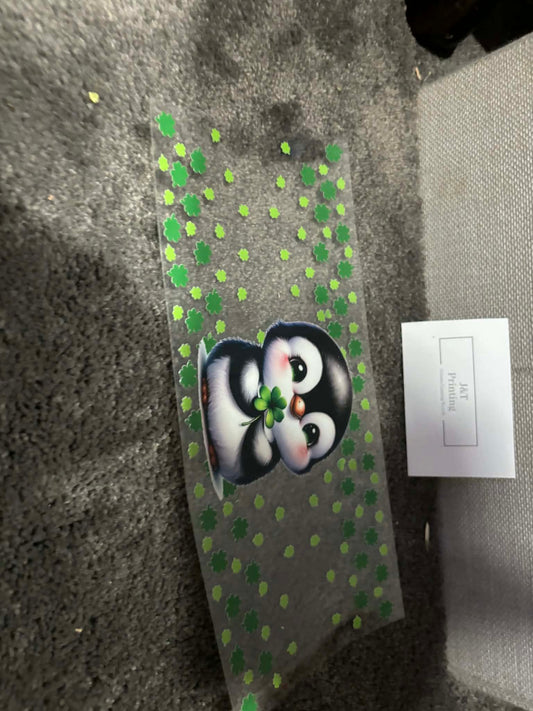 16oz lucky penguin dtf wrap