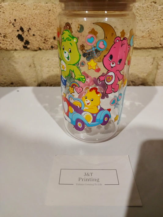 16oz acrylic care bears